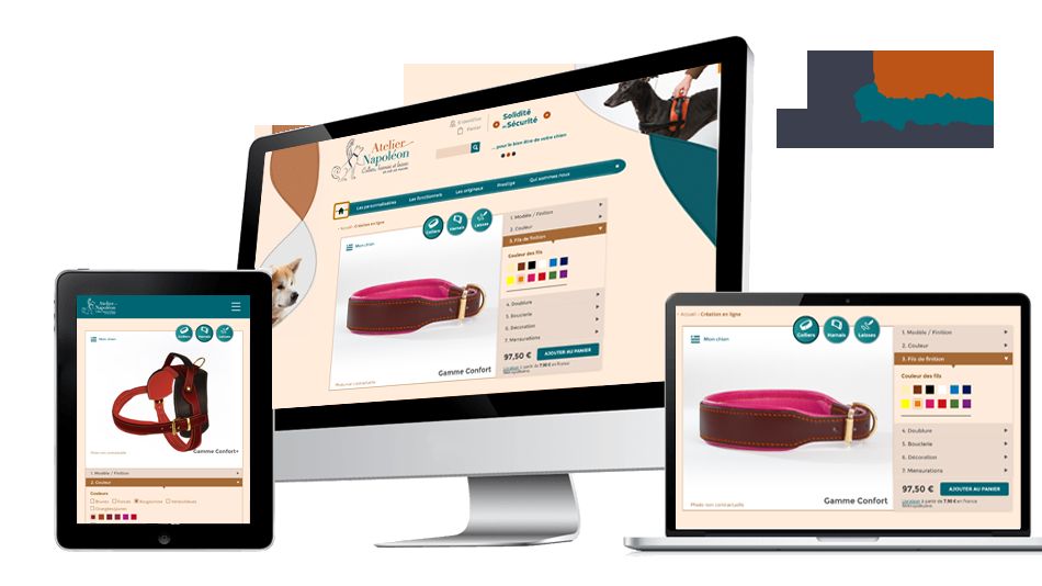 Réalisation ADAKA : Atelier Napoléon, configurateur e-commerce